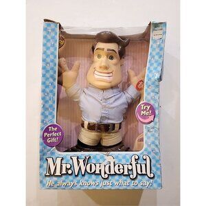 Mr. Wonderful Talking Doll PNC PM31969 Vintage 2003 New In Box 16 Sayings! NIB